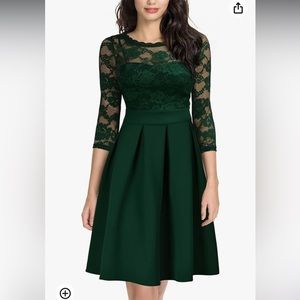 Miusol NWT Floral Lace Pleated Dress  - size Med
